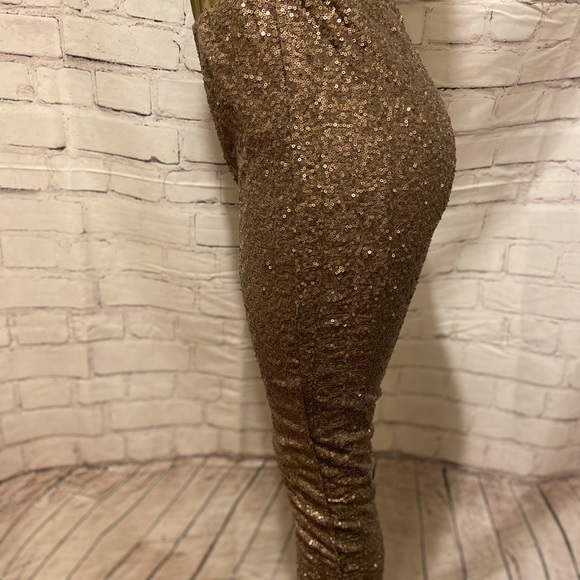 NWOT- Vera & Lucy sequined leggings. SZ/TU FROM EU - Picture 2 of 11